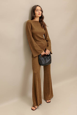 FLARE TOUCH SOLID TUNIC TOP - By Baano