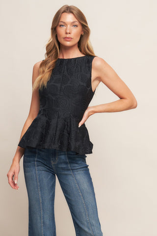 URBAN ELEGANCE WOVEN TOP - By Baano