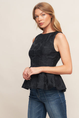 URBAN ELEGANCE WOVEN TOP - By Baano