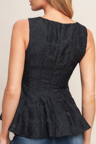 URBAN ELEGANCE WOVEN TOP - By Baano