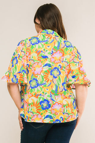 READY TO GET AWAY WOVEN TOP - By Baano