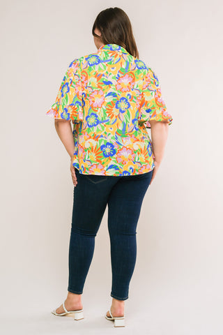 READY TO GET AWAY WOVEN TOP - By Baano