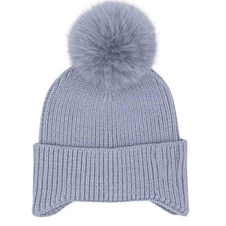 KIDS Ear Flap Pom C.C Beanie