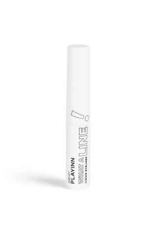 Inglot Playinn What A Line Liquid Eyeliner - Faithful White 15 - By Baano