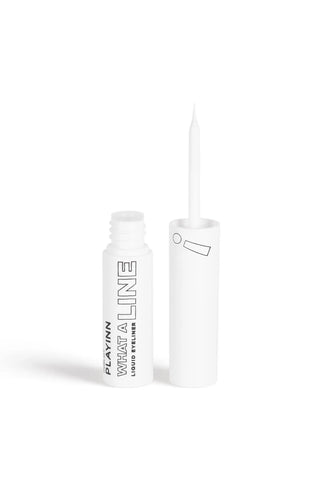 Inglot Playinn What A Line Liquid Eyeliner - Faithful White 15 - By Baano