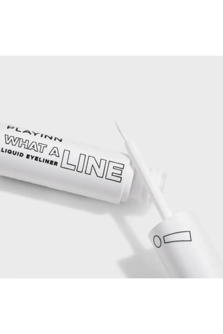 Inglot Playinn What A Line Liquid Eyeliner - Faithful White 15 - By Baano