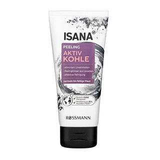 Isana Activated Charcoal Peeling 100 ml - By Baano
