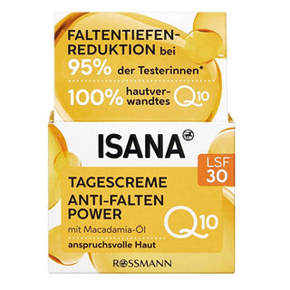Isana Q10 Day Cream Anti-Wrinkle SPF30 50 ml - By Baano