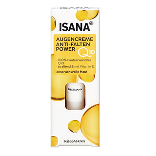 Isana Q10 Eye Contour Cream Anti Wrinkle 15 ml - By Baano