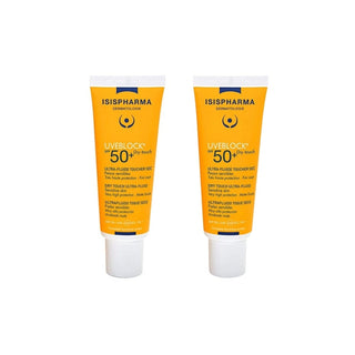 Isis Pharma Uveblock SPF 50+ Dry Touch Ultra Fluid 40 ml 2 Pack - By Baano