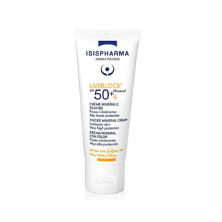 Isis Pharma Uveblock SPF 50+ Mineral Cream 40 ml -Tinted - By Baano