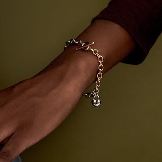 Mid-Size Double Cuban Lock Chain x Bracelet
