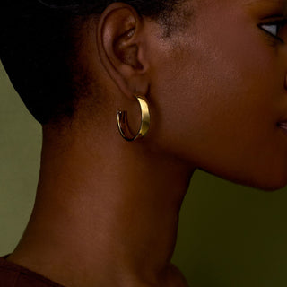 Chunky 7mm Hoop Earring