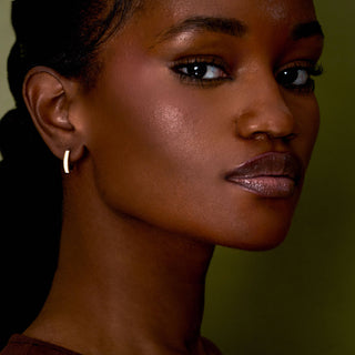 Enamel Hoop Earrings