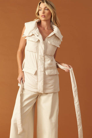 STORMY SKIES PUFFER VEST - By Baano