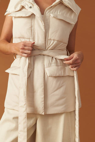 STORMY SKIES PUFFER VEST - By Baano