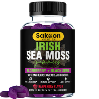 Sea Moss Gummies With Elderberry & Black Seed Oil - By Baano