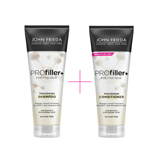 John Frieda Profiles Plumping Shampoo for Fine Hair 250 ml &John Frieda Profiles Plumping Cream for Fine Hair 250 ml - By Baano