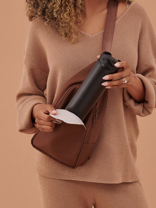 Crossbody Sling - Espresso - By Baano