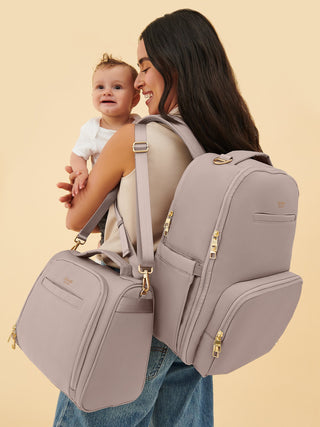 Classic Diaper Backpack - Taupe - By Baano