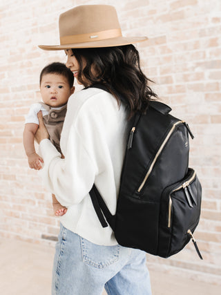 Everyday Diaper Backpack - Black - By Baano