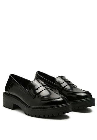 Jules Faux Leather Lug Loafers