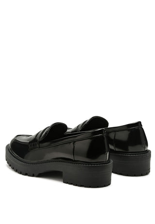 Jules Faux Leather Lug Loafers