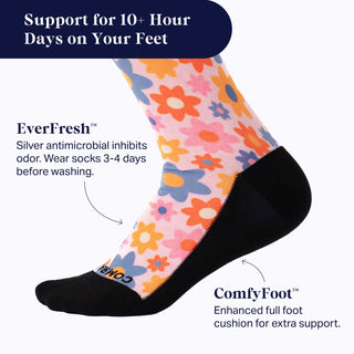 Cute Compression Socks – Floral