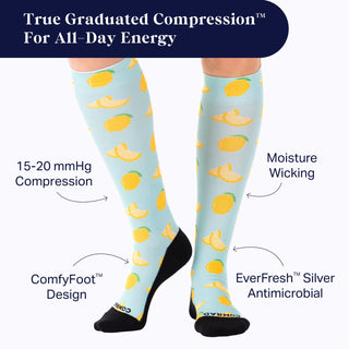 Cute Compression Socks – Lemon