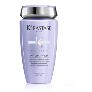 Kerastase Blond Absolu Bain Ultra-violet Shampoo Neutralising Unwanted Yellow & Orange 250 ml Chivela