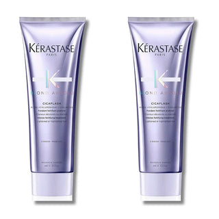 Kerastase Blond Absolu Cicaflash Shine Rinse-Off Conditioner for Blonde Hair 250ml 2 Pack - By Baano