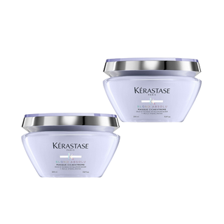 Kerastase Blond Absolu Masque Cicaextreme Post-processing Hair Care Mask for Blonde Hair 200ml 2 Pack - By Baano