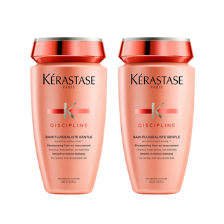 Kerastase Discipline Bain Fluidéaliste Sulfate Free Anti Frizz Shampoo 250ml 2 Pack - By Baano