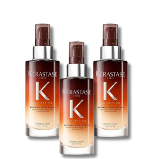 Kerastase Nutritive 8h Magic Night Intensive Nourishing Night Serum 90 ml 3 Pack Chivela