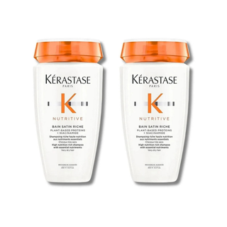 Kerastase Nutritive Bain Satin Riche Intensive Moisturising Shampoo 250 ml 2 Pack - By Baano