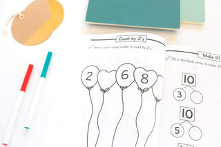 Kindergarten Math Workbook: Kindergarten and 1st Grade Workbook Age 5-7 | Homeschool Kindergarteners | Addition and Subtraction Activities + Worksheets (Spiral Bound) Lay it Flat Publishing Group