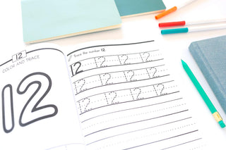 Kindergarten Math Workbook: Kindergarten and 1st Grade Workbook Age 5-7 | Homeschool Kindergarteners | Addition and Subtraction Activities + Worksheets (Spiral Bound) Lay it Flat Publishing Group