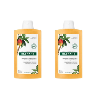 Klorane Mango Content Nourishing Shampoo 400 ml -2 Pack - By Baano