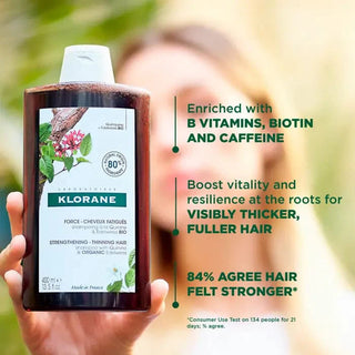 Klorane Strengthening with Quinine &Organic Edelweiss -Thinning hair Shampoo 400 ml - By Baano