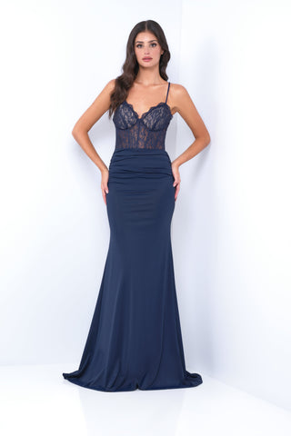 Misha Gown - Navy - By Baano