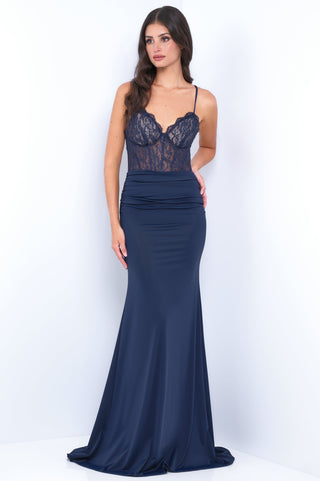 Misha Gown - Navy - By Baano