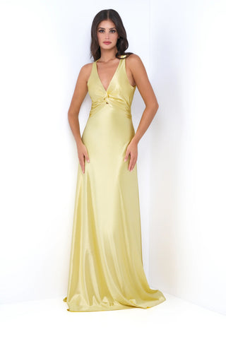 Odette Maxi Dress - Yellow - By Baano