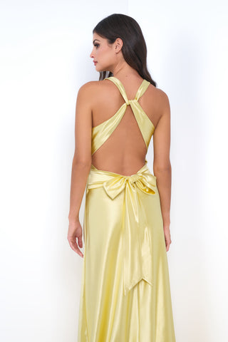 Odette Maxi Dress - Yellow - By Baano