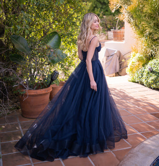 Yasmin Gown - Navy - By Baano