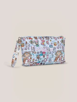 tokidoki Snow Day Be Quick Shoulder Diaper Bag Accessory — Ice Blue - By Baano