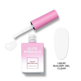 ELITE EMBRACE Professional Liquid Builder Gel Clear 15ml ELBGC0015 - By Baano