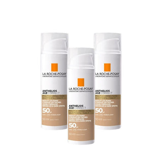 La Roche Posay Anthelios Age Correct SPF 50 Cream 50 ml -Tinted 3 Pack - By Baano