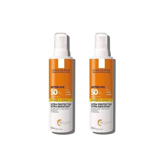 La Roche Posay Anthelios Invisible SPF 50 Sunscreen Spray 200 ml 2 Pack Chivela