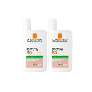 La Roche Posay Anthelios Oil Control Fluid 50+ Tinted Face Sunscreen 50 ml 2 Pack Chivela