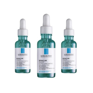 La Roche Posay Effaclar Exfoliating Anti-Blemish Serum 30 ml 3 Pack Chivela